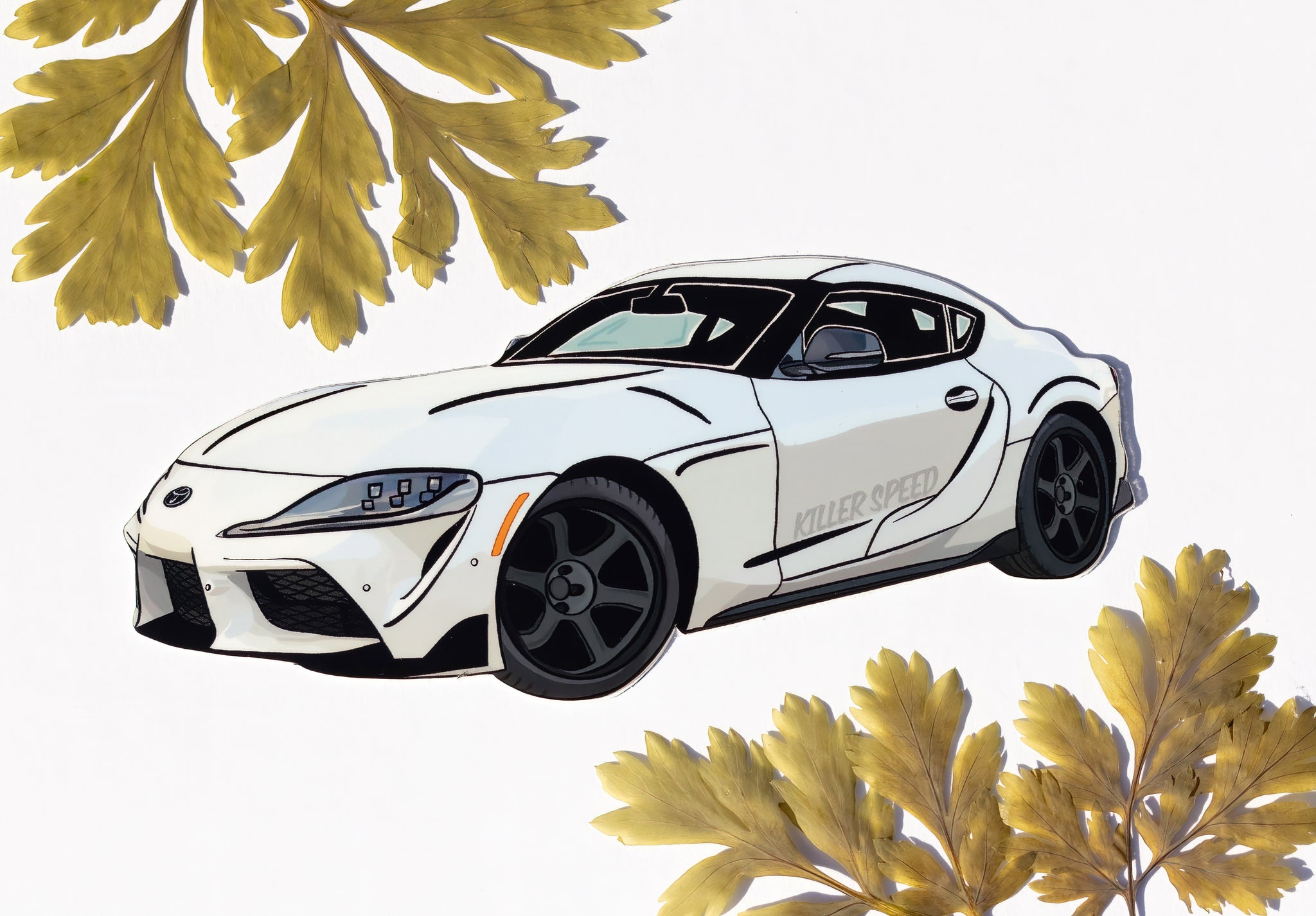 Toyota supra MK5 sticker