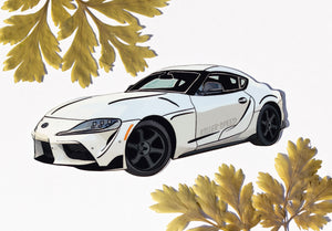 Toyota supra MK5 sticker