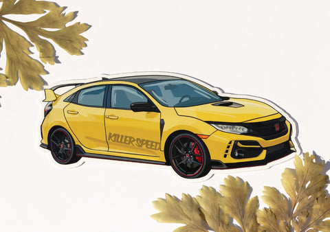 Honda Civic Type R sticker