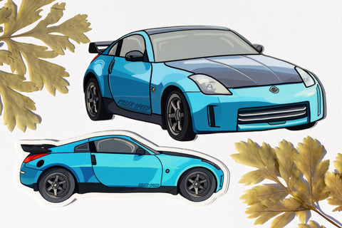 "Atomic Z" 350z sticker