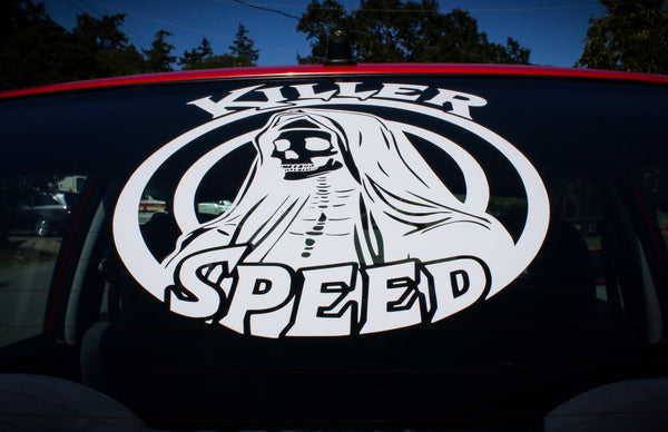 Killer Speed "Unholy death" Rear window decal (Version 2)