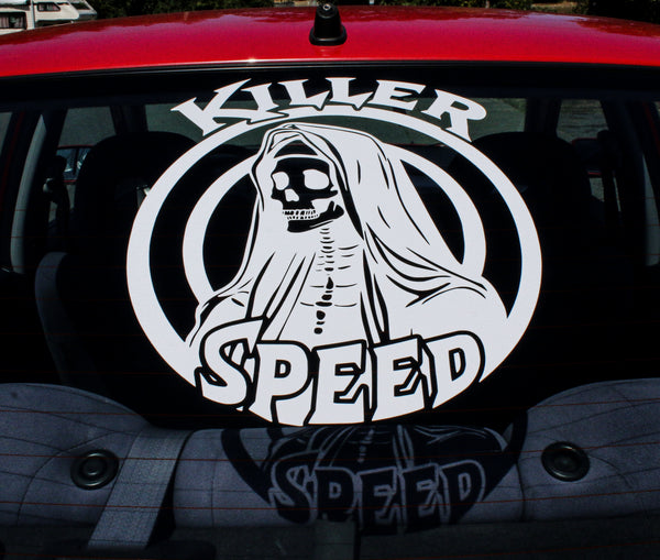 Killer Speed "Unholy death" Rear window decal (Version 2)