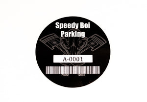 "Speedy Boi"   Fake parking permit