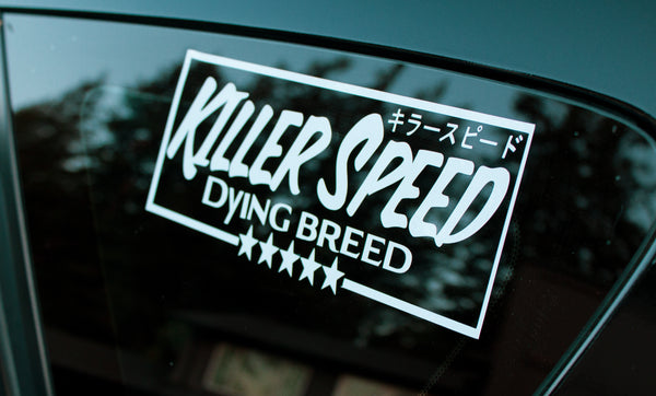 Killer speed "5 star" decal